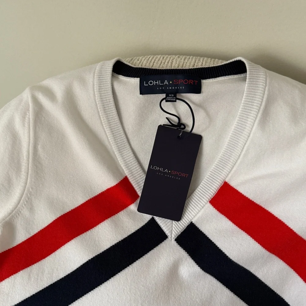 The Celine V-Neck Sweater Lohla Spoers NWT - Picture 4 of 10